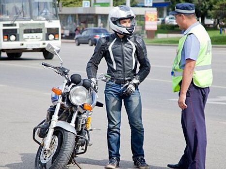 В Колпянском районе полицейские выявили 14 мотоциклистов-нарушителей