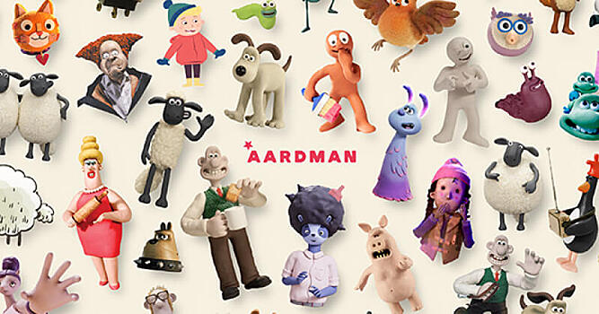 Aardman Animations провела ребрендинг. В основе логотипа – отпечатки пальцев на пластилине