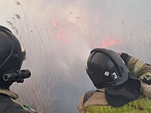 Под Батайском потушили крупный пожар