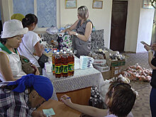 В Бишкеке появился бесплатный магазин для нуждающихся