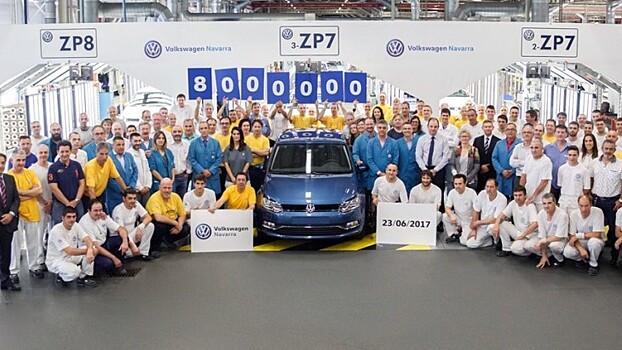 Финальный юбилей: выпущен восьмимиллионный хэтчбек Volkswagen Polo