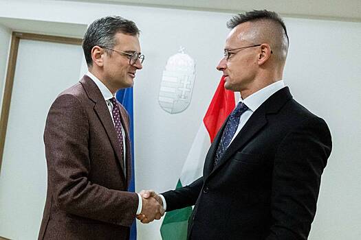 Глава МИД Венгрии встретился с украинским коллегой