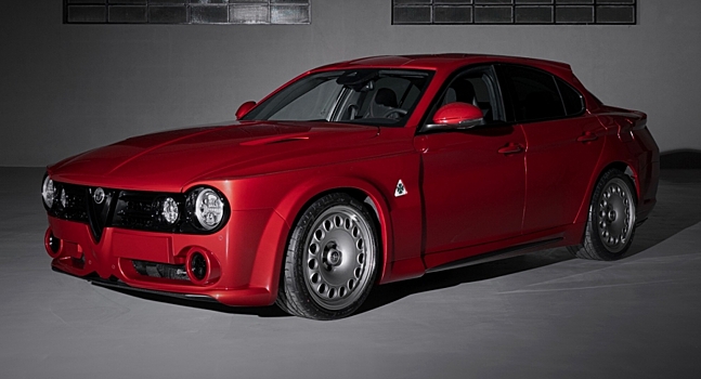 Alfa Romeo Giulia Quadrifoglio стилизовали под Giulia Tipo 105 1960-х годов