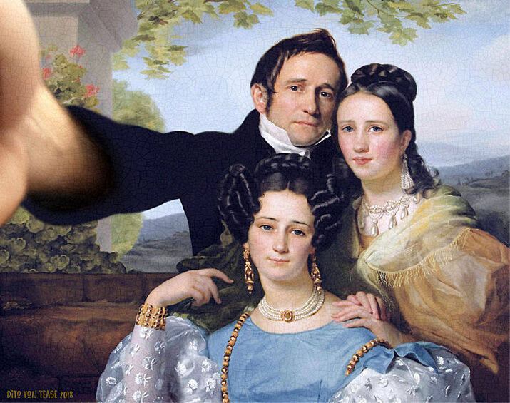 Франсуа Жозеф Навез, «Семейный портрет», 1832