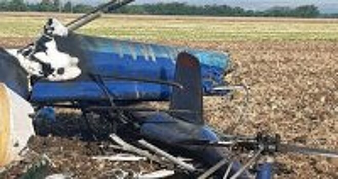 В Украине разбился Ми-2. Погибли пилот и агроном