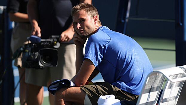 435‑я ракетка мира Риди пробился в 1/8 финала US Open, его соперник снялся в первом сете