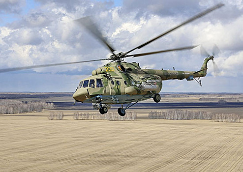 Два вертолета Ми-8 и самолет Ан-26 вылетели в Казахстан на разведку района предполагаемой посадки «Союз МС-11»