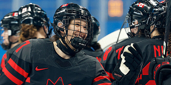 Женская сборная Канады вышла в финал Олимпиады, разгромив сборную Швейцарии