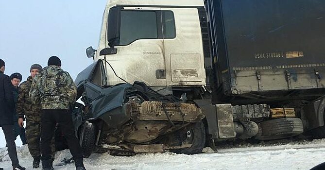 Мальчик и пожилой водитель погибли в Удмуртии в лобовом ДТП с фурой