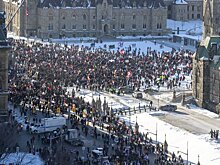 В столице Канады продолжились протесты против коронавирусных ограничений