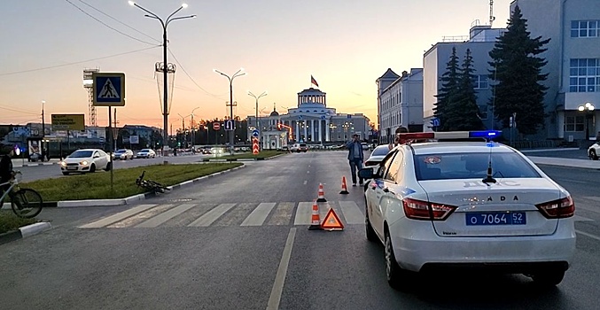 Машина сбила мальчика на велосипеде в центре Дзержинска
