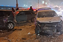 Восемь новосибирцев пострадали в ДТП с пятью автомобилями в мороз