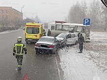 В Калужской области за утро произошло два массовых ДТП