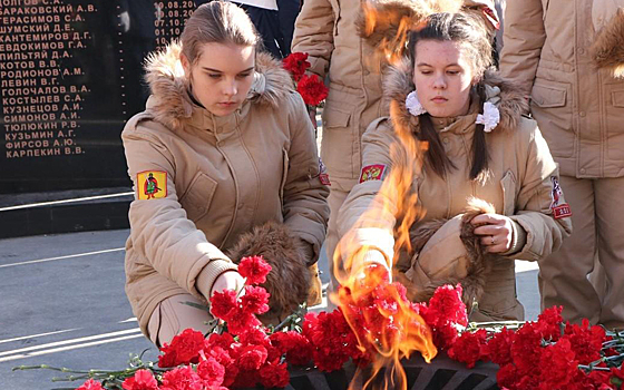 В Рязани накануне Дня защитника Отечества почтили память павших воинов