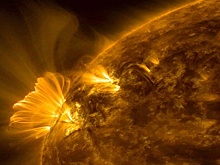 Первая с начала года вспышка высочайшего балла X происходит на Солнце