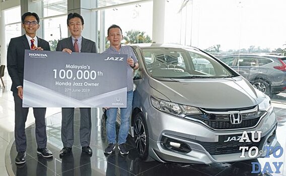 Honda поставляет 100 000 хэтчбек Jazz в Малайзии