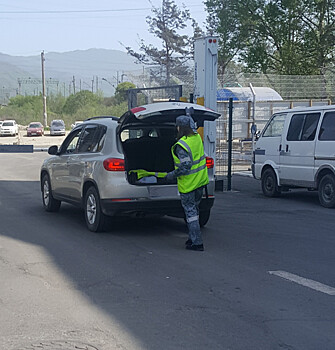 Мужик с соляркой пойман в приморском порту