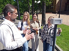 Денис Кочерга: Студенты и местные жители полюбили наши "окна во времени", многие подолгу смотрят в них