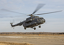 Российские вертолеты вылетели к месту посадки капсулы «Союза-МС»