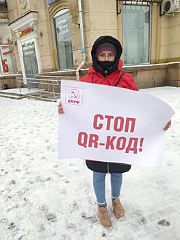 КПФР в Челябинске провела серию одиночных пикетов против роста цен, QR-кодов
