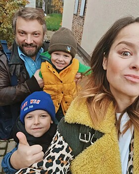 Наталия Медведева впервые показала сыновей