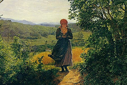 В Германии выставлена картина 1860-х годов, в которой пользователи усмотрели молодую женщину с iPhone