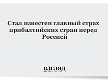 Назван главный страх прибалтийских стран перед Россией
