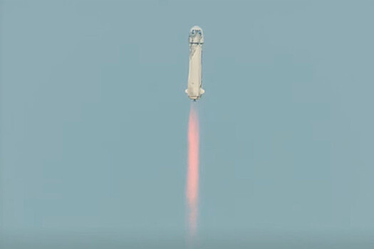 Ракета New Shepard совершила коммерческий полет с экипажем из шести туристов