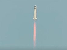 Ракета New Shepard совершила коммерческий полет с экипажем из шести туристов