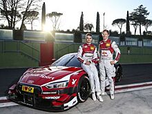 Audi RS 5 DTM в ливрее Playboy откатал тесты на треке Vallelunga