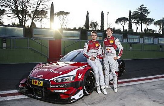 Audi RS 5 DTM в ливрее Playboy откатал тесты на треке Vallelunga