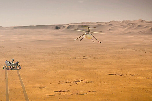 Вертолет-дрон Ingenuity совершил 13-й полет на Марсе