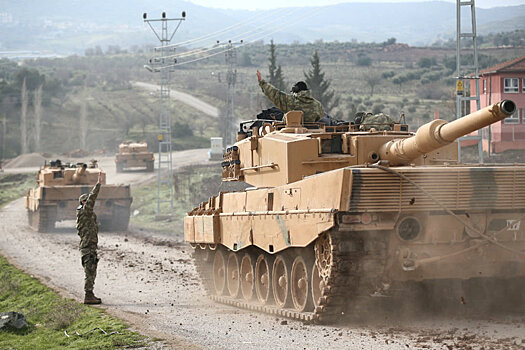 Турция направила новейшие танки на войну в Сирию