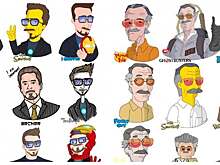 Итальянский художник превращает знаменитостей мультяшных персонажей