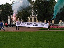 Активистов, устроивших «гайд-парк» у Смольного, задержали