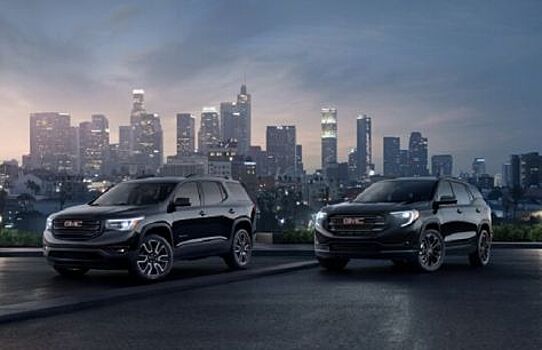 GMC Acadia и Terrain представят в Black Edition