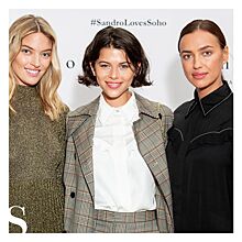 Ирина Шейк, Марта Хант и другие звезды на октрытии первого бутика Sandro в Нью-Йорке