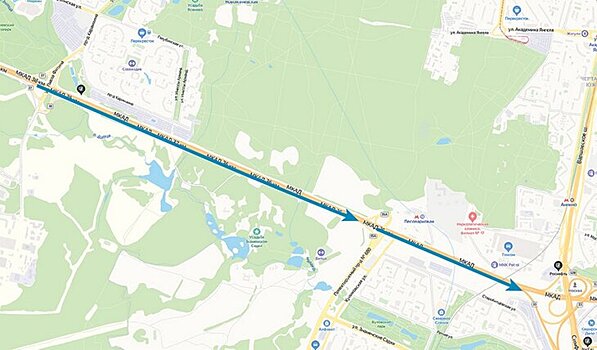Дополнительная полоса появится на участке от 38-го до 33-го километра