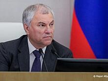Володин поручил подготовить запрет на закупку военной формы за рубежом