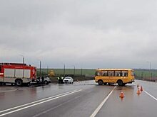 Курская прокуратура устанавливает причины ДТП со школьным автобусом