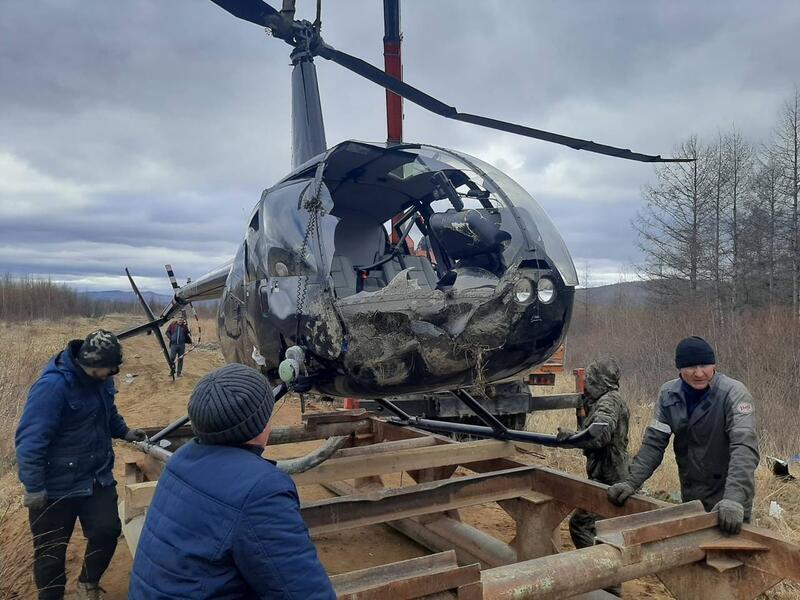 В Забайкалье потерпел аварию вертолет