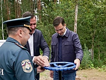 Мэр Юрий Шалабаев запустил новый водовод в Зеленом городе