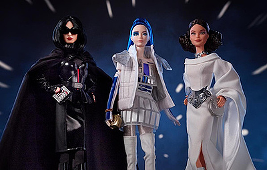 Компания Mattel выпустит кукол Барби в образе персонажей "Звездных войн"