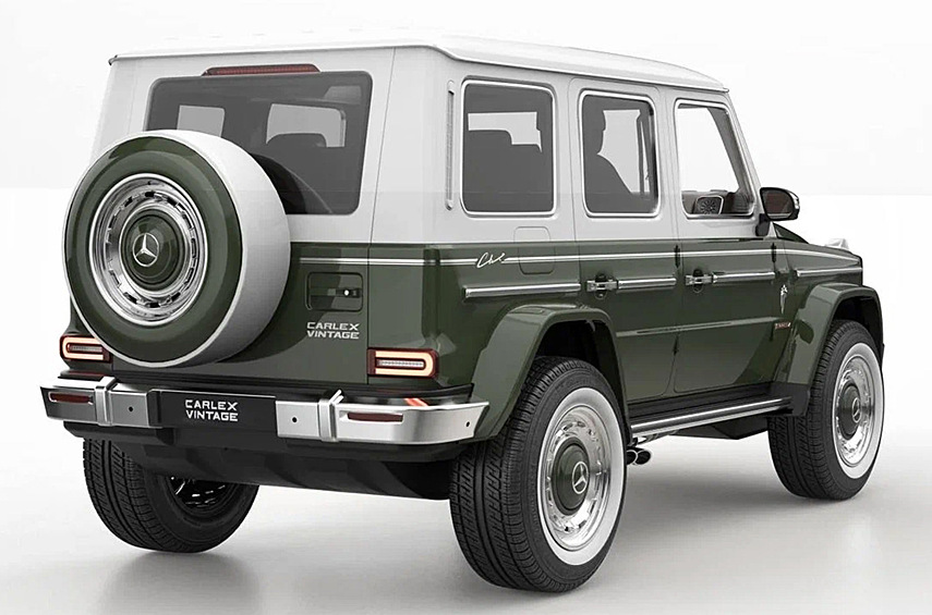 В российской столице продаются две машины — с розово-белым и зелёно-белым оформлением, цена каждой — 60 миллионов рублей.