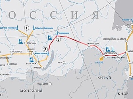 "Газпром" построил более 650 км газопровода "Сила Сибири"