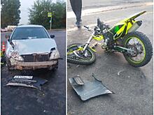 Тойота сбила 18-летнего парня на питбайке на Немировича-Данченко в Новосибирске