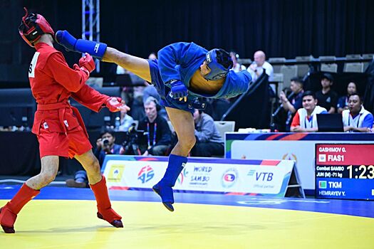 Российские самбисты выиграли медальный зачёт молодёжного первенства мира