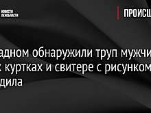В Отрадном обнаружили труп мужчины в двух куртках и свитере с рисунком крокодила