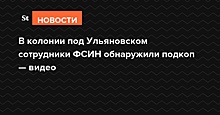 В колонии под Ульяновском сотрудники ФСИН обнаружили подкоп — видео