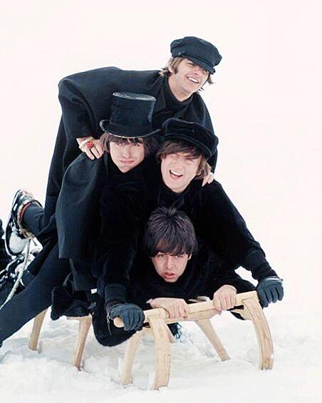 The Beatles, Обертауэрн, Австрия, 1965.